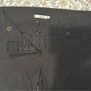 Papaya Men's Pants in Black with Pinstripes